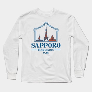 Sapporo, Japan City Long Sleeve T-Shirt